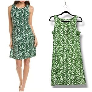 NEW $178 Jude Connally Size Small Sheath Dress Jungle Green Abstract Print Beth